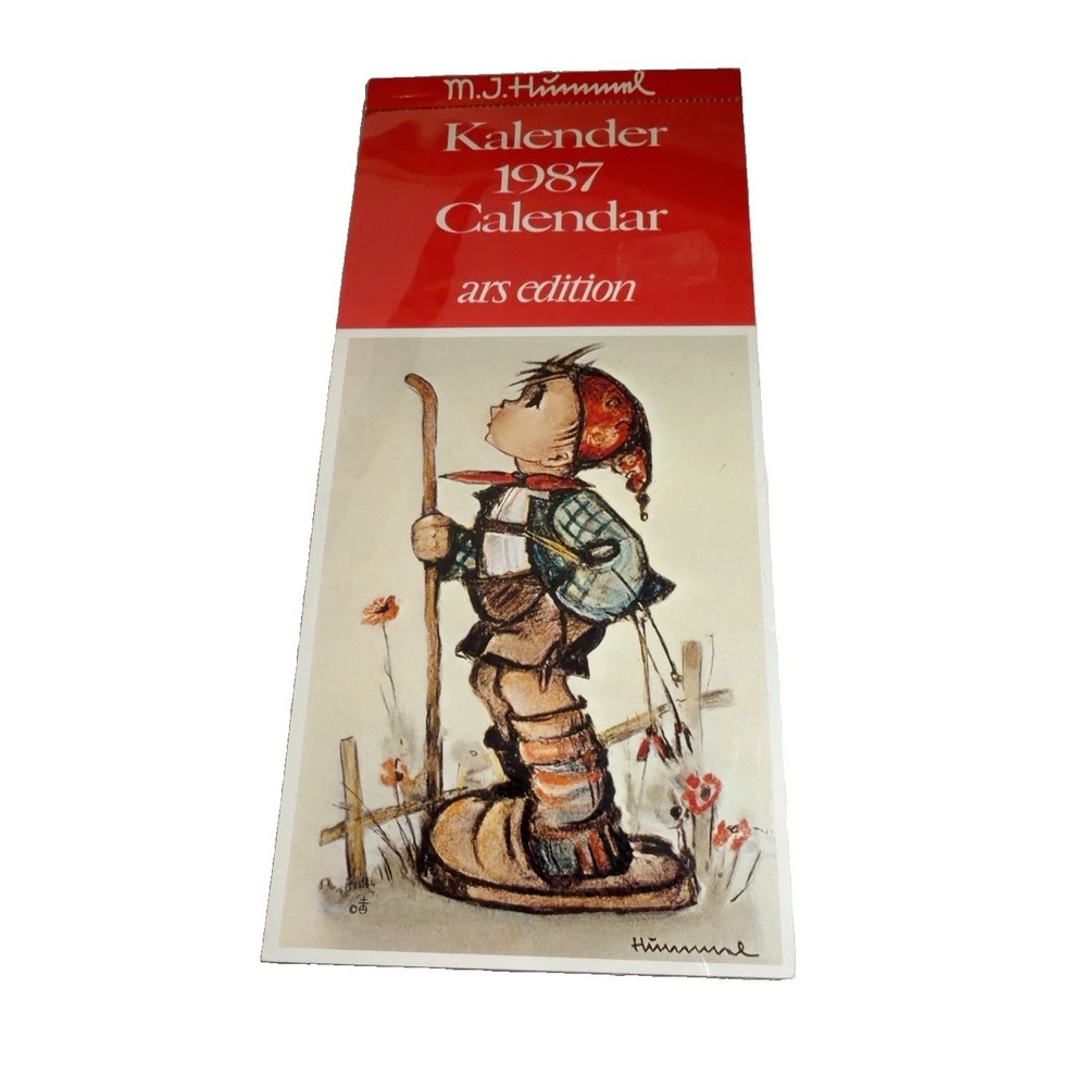 Vintage 1987 M.J. Hummel Postcard Calendar UNUSED Complete West Germany Ars